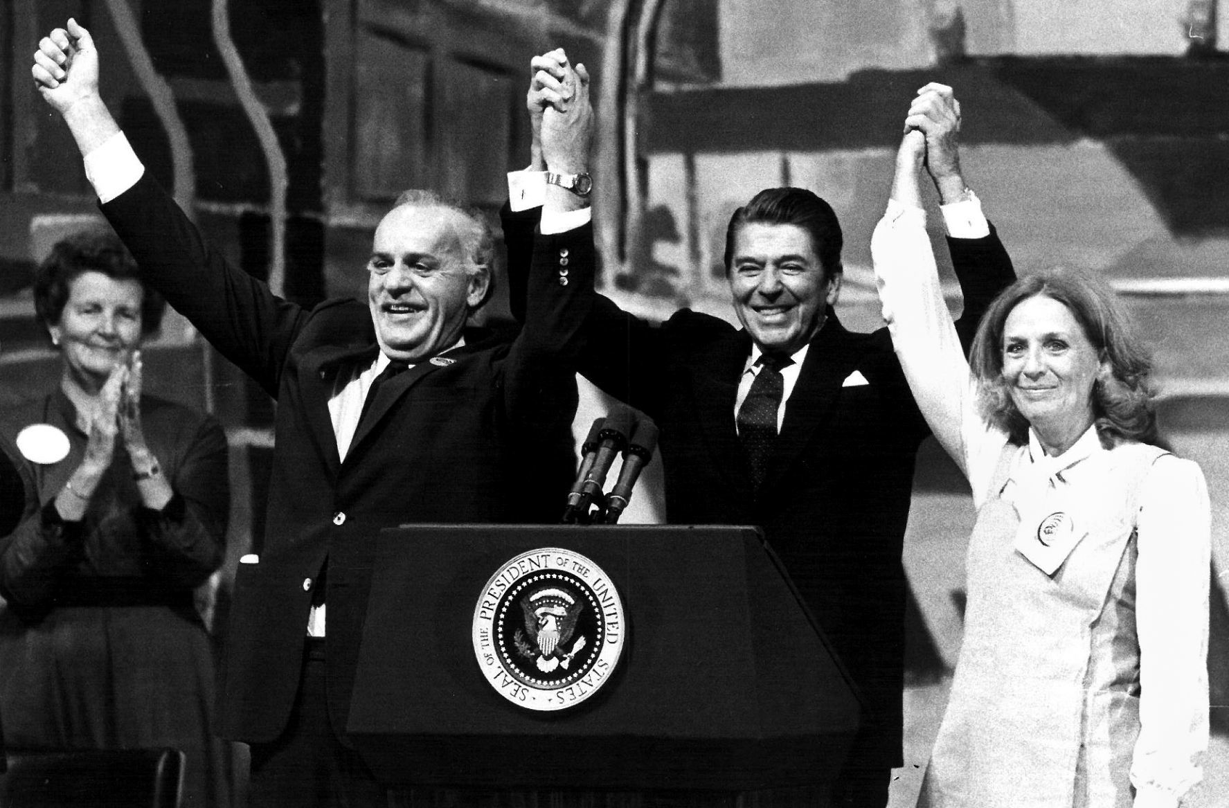 Charles Thone, Ronald Reagan, Ruth Thone